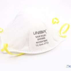 NIOSH Approved SH9550 N95 Mask San Huei UNIAIR 14 niosh-list, niosh, huei mask approved, n95.n99, covid certification osha front view sh9550 2 picture