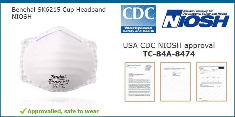 p99 covid respirator, niosh standards niosh n95 mask niosh-list equipment, n95.n99, n95 certified cdc benehal sk6215 cup headband niosh wholesale