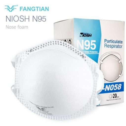 respirator ft n040 niosh n95 mask for sale, cdc list mask, niosh, cup n95.n99, facepiece approved fangtian n058 certified boxed picture