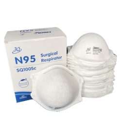 3Q SAN QI Surgical Cup N95 Masks SQ100SC 12 n95 fold mask facemask boexed niosh 3637